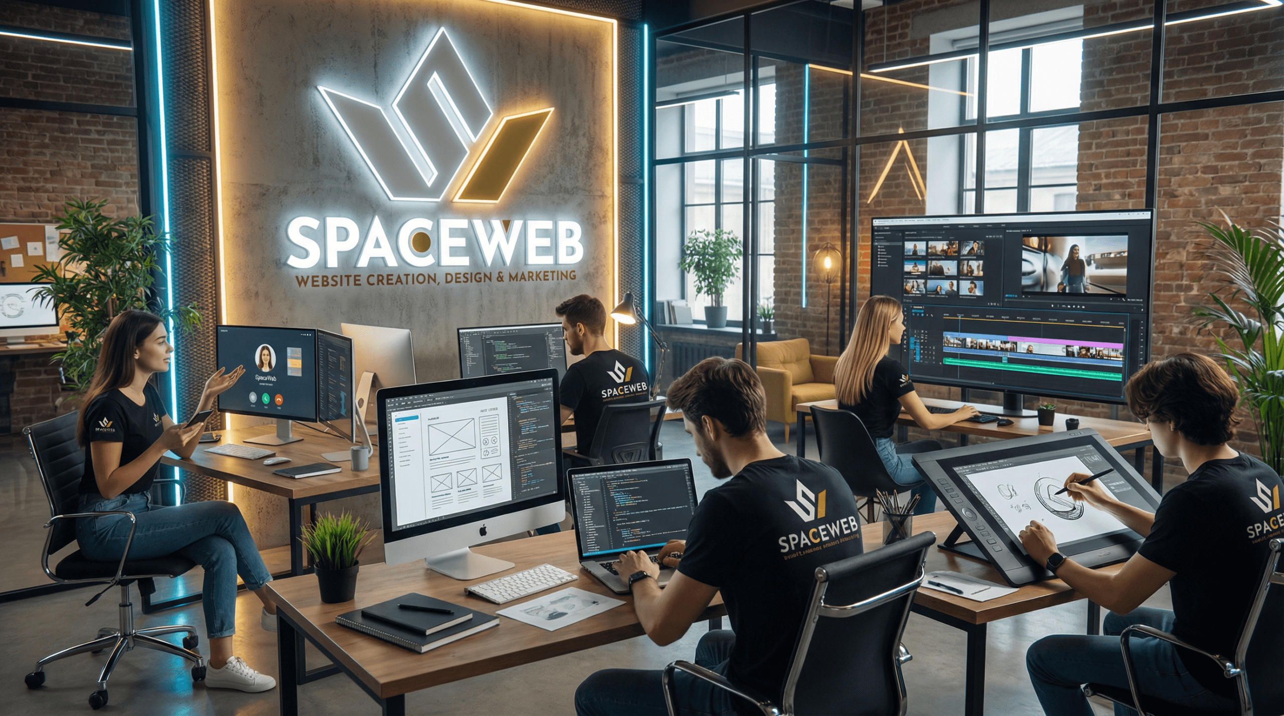 SpaceWeb Digital Agency Office scaled