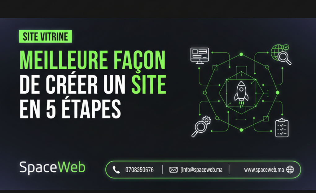 meilleure façon de créer un site vitrine en 5 étapes