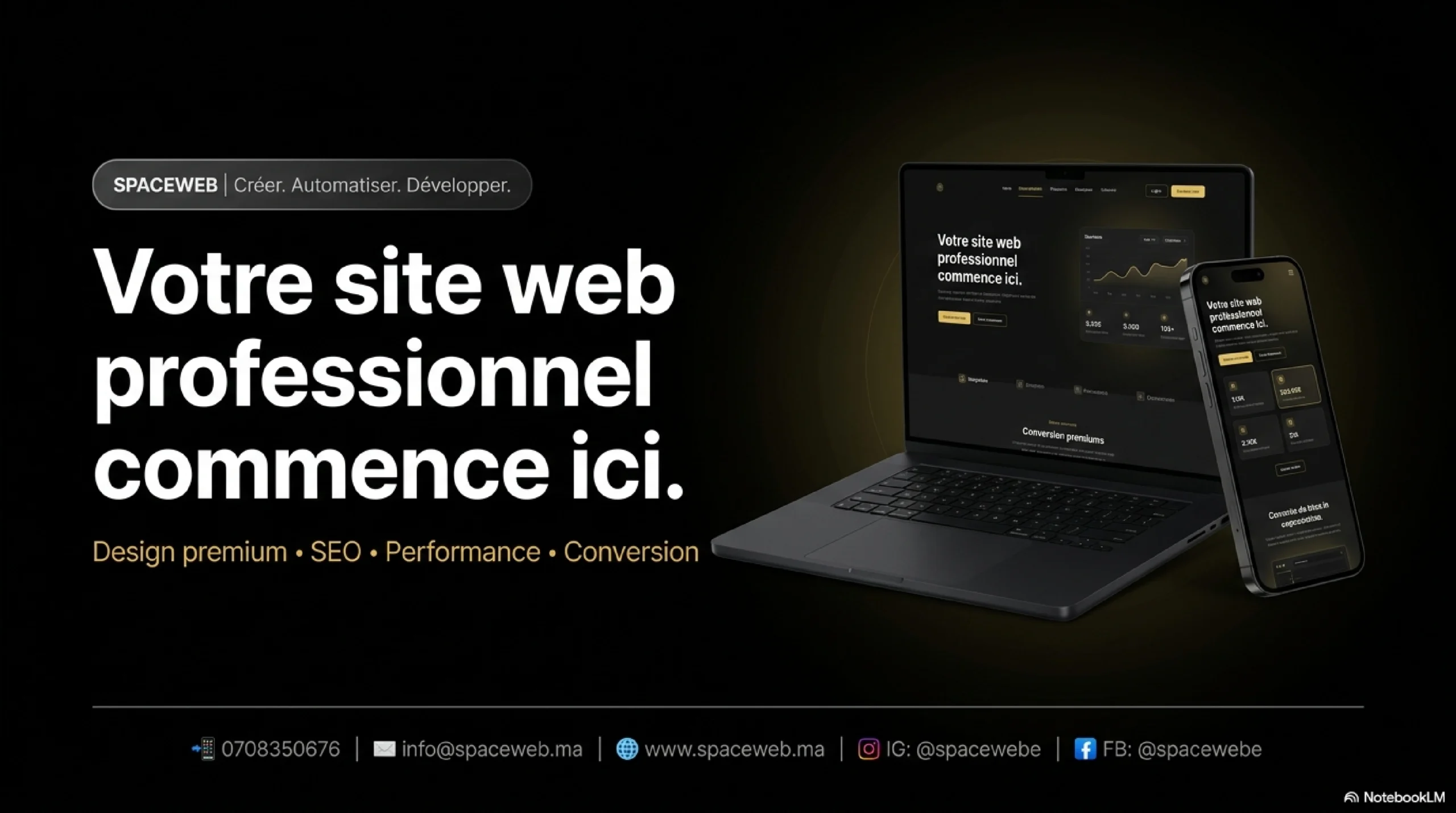 creation site web maroc