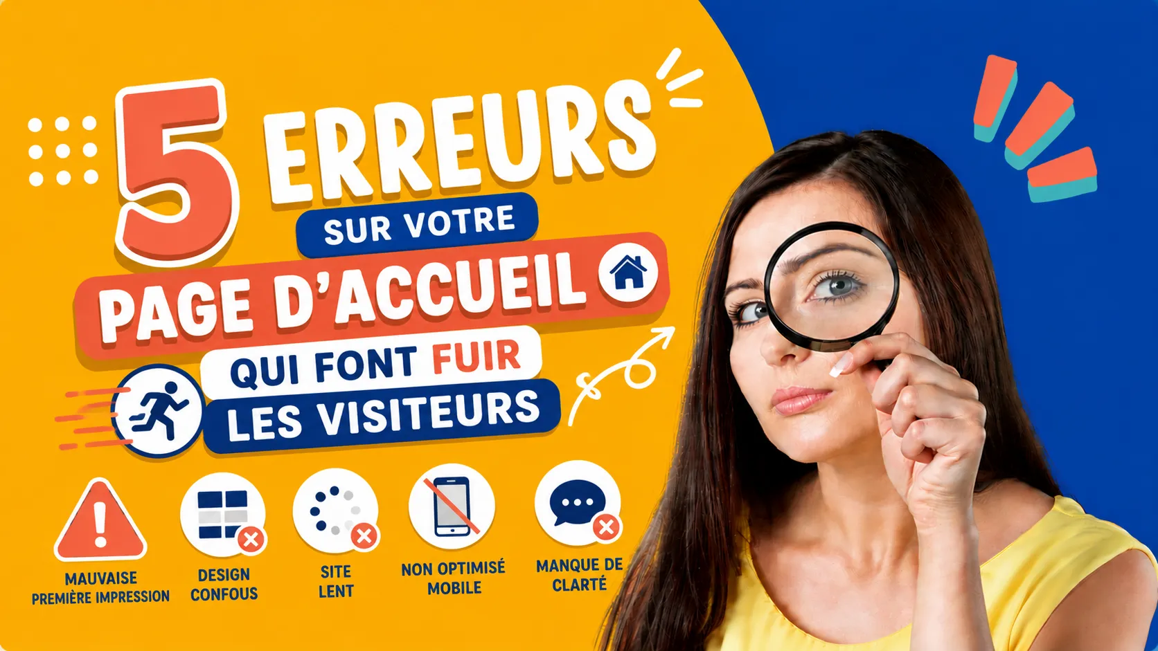 5 erreurs sur votre page d'accueil