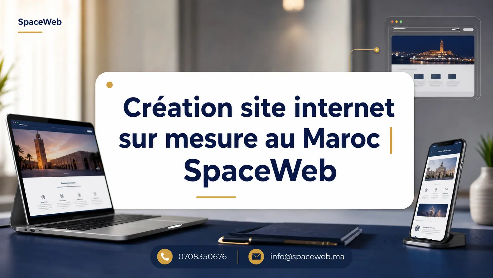 Création site internet sur mesure au Maroc | SpaceWeb