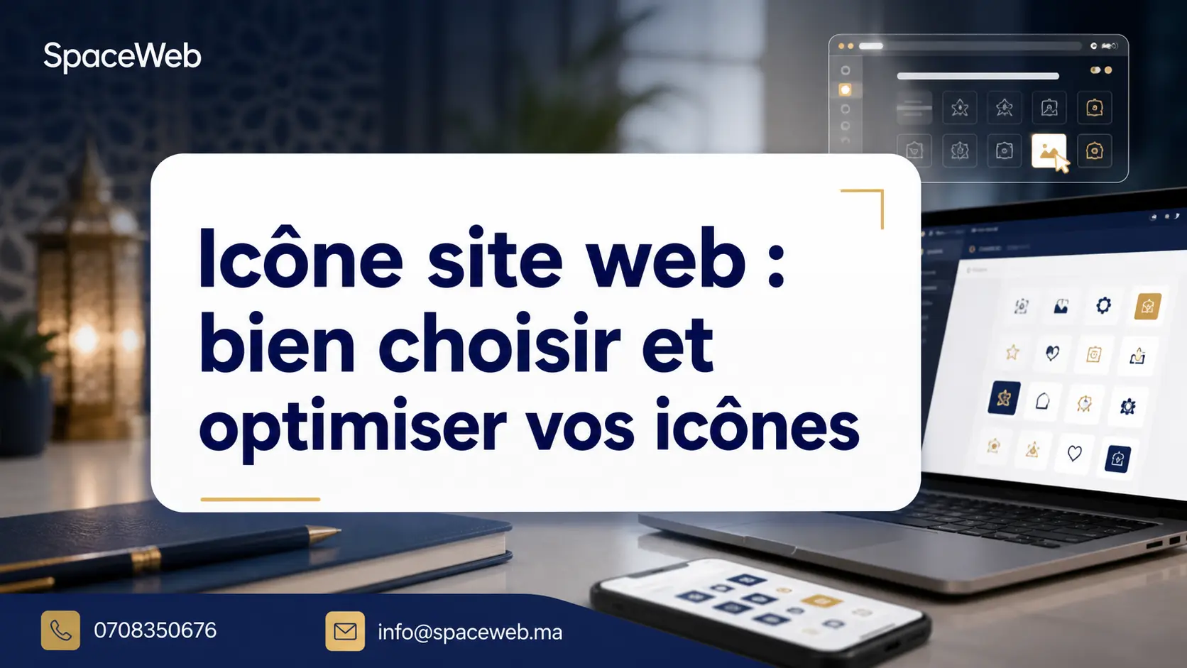 Icône site web : bien choisir et optimiser vos icônes