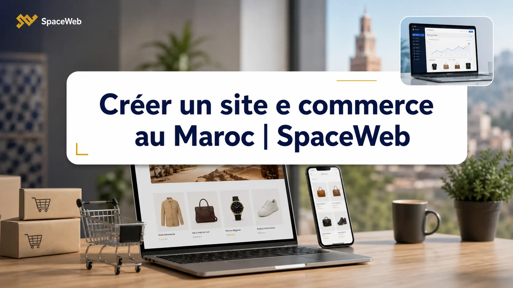 Créer un site e commerce au Maroc | SpaceWeb
