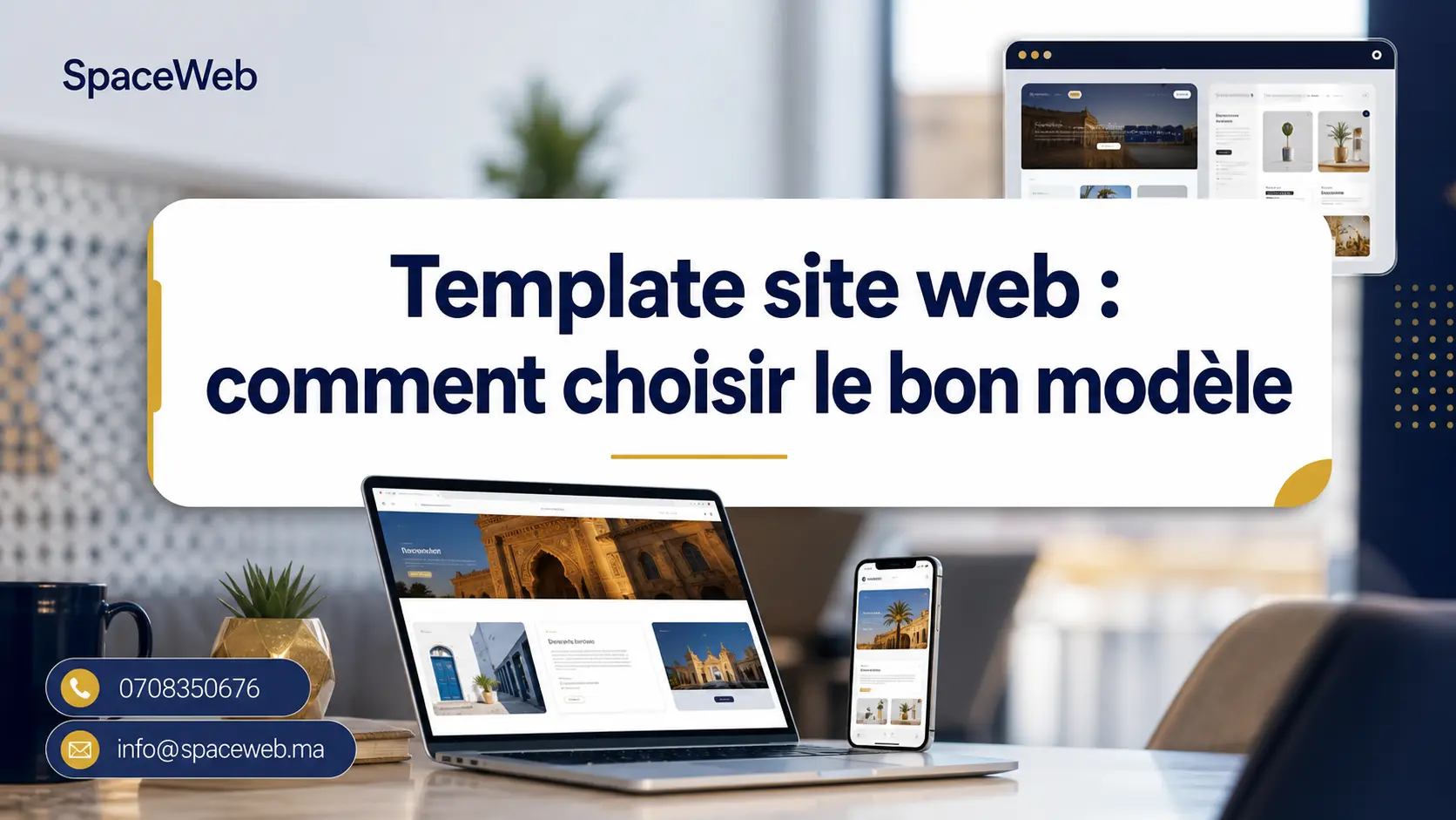 Template site web : comment choisir le bon modèle