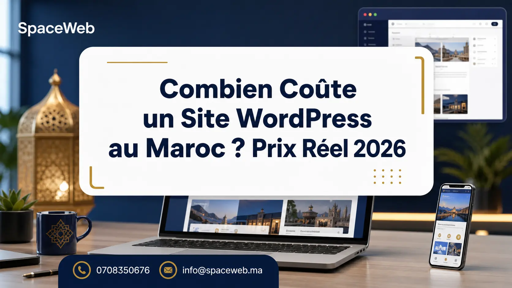 prix site wordpress maroc