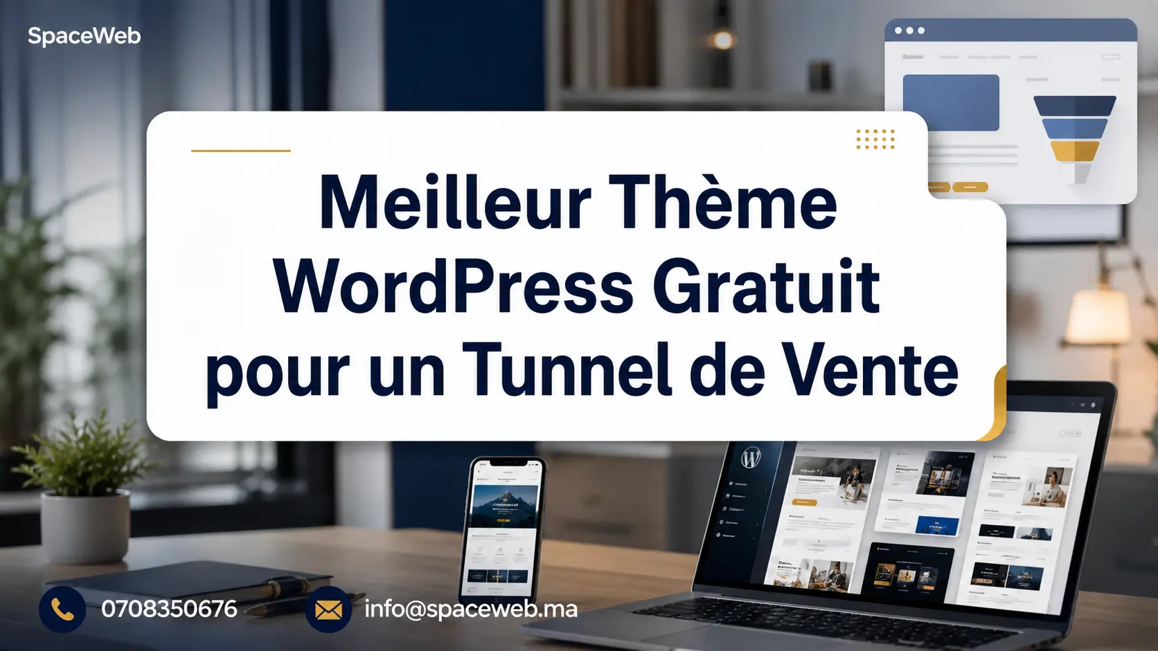 thème wordpress tunnel de vente