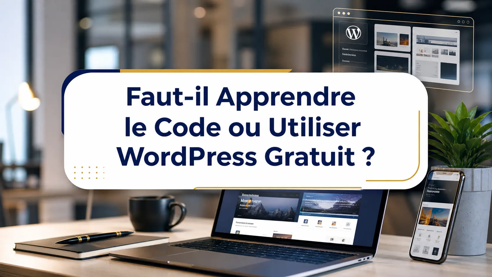 apprendre le code ou wordpress
