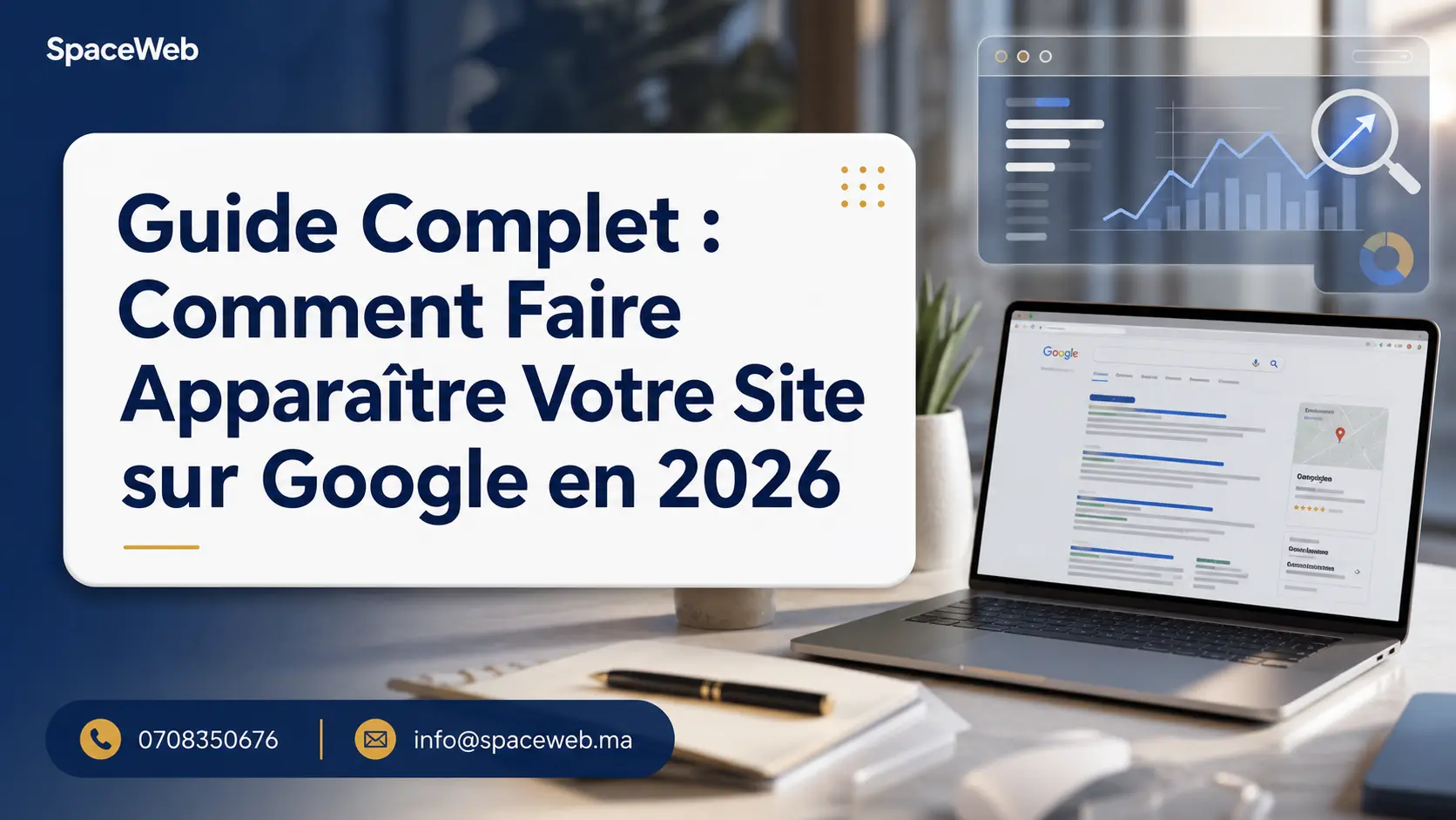 comment faire apparaitre mon site sur google