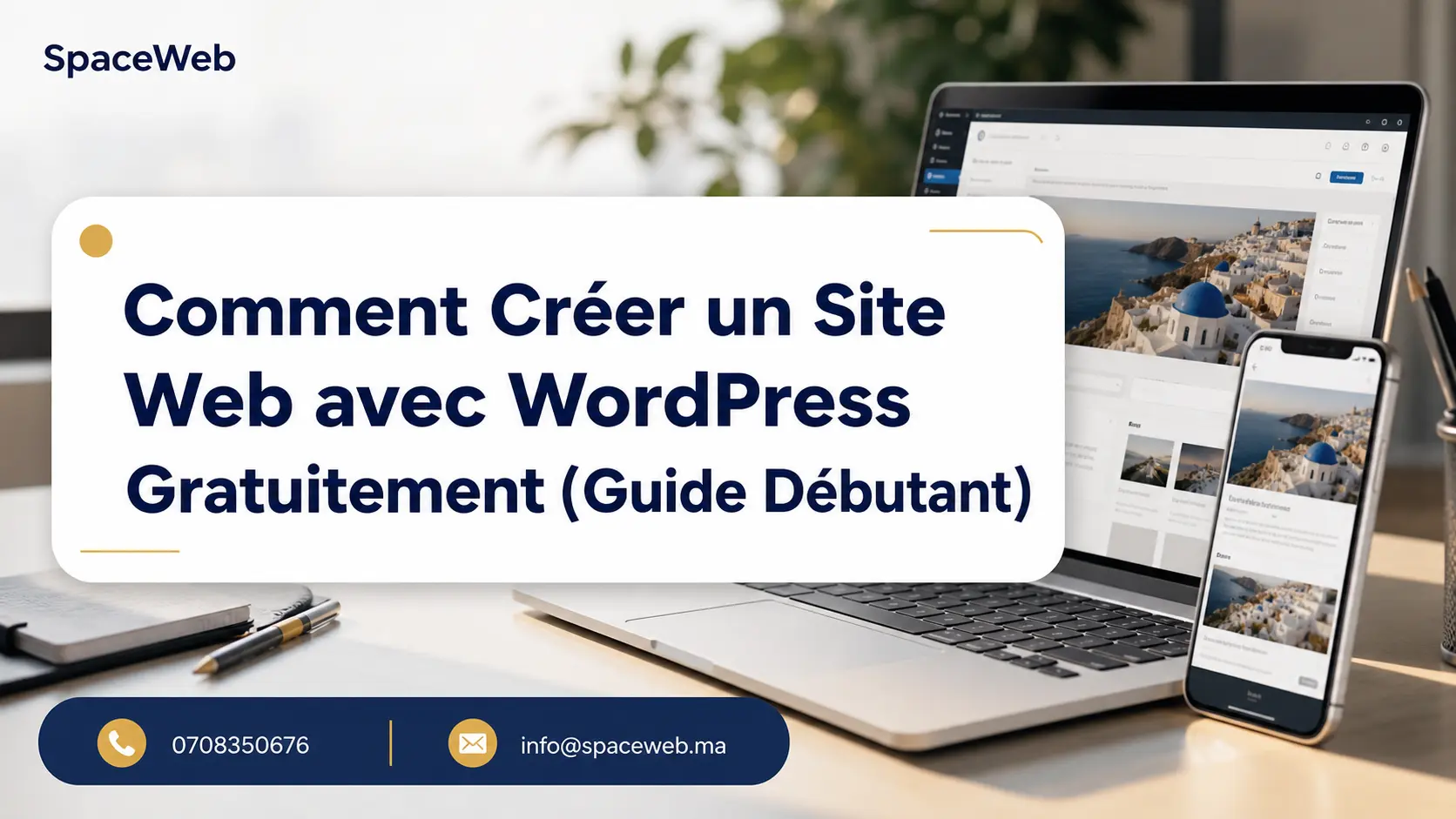 créer un site web avec wordpress gratuitement