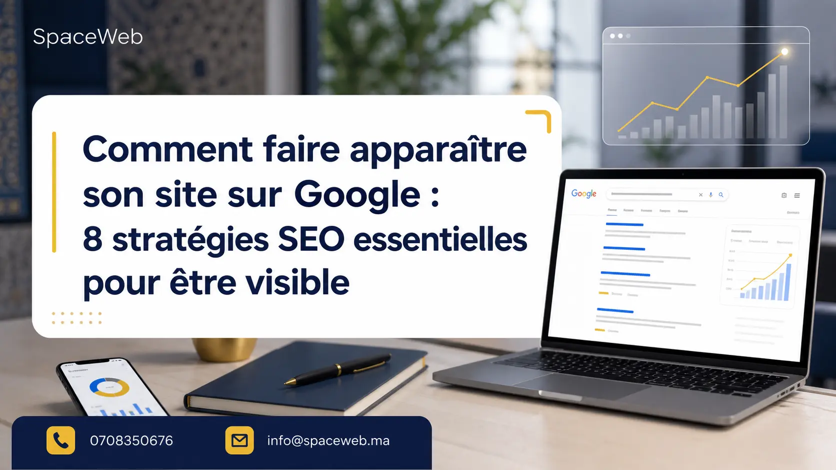 comment faire apparaitre son site sur google