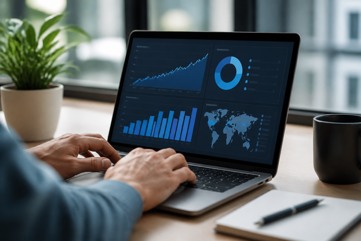 Comment Créer une Boutique en Ligne WordPress avec WooCommerce Gratuitement 5 Écran affichant des statistiques de référencement et de trafic d'un site web