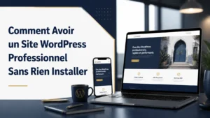 Comment Avoir un Site WordPress Professionnel Sans Rien Installer 2 site wordpress sans installation