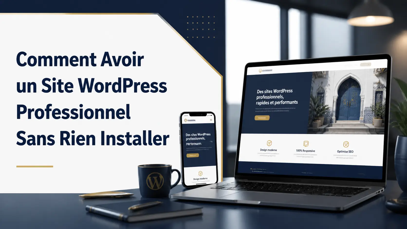 site wordpress sans installation