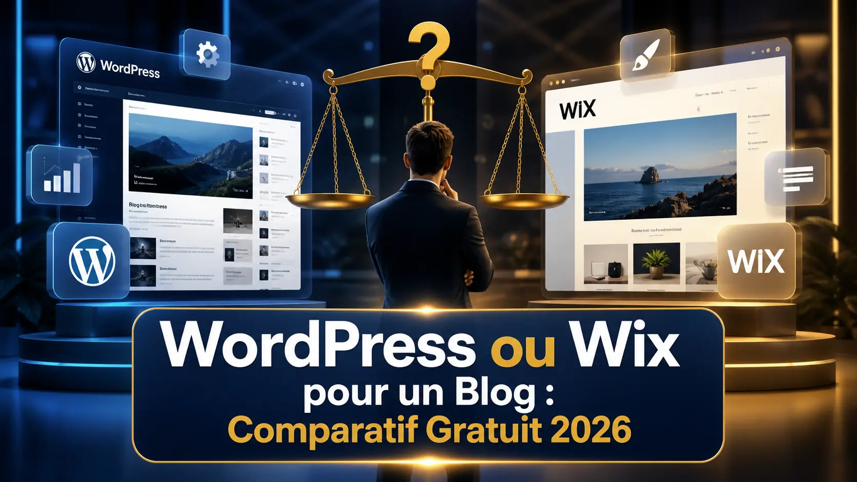 wordpress ou wix pour un blog